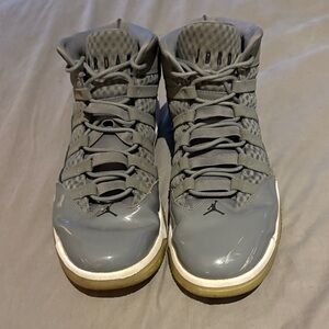 Jordan’s men’s Gray High-Top Sneakers